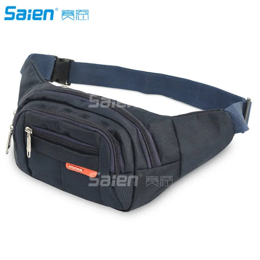 Outdoor Sports Backpack One Shoulder Bag Canvas Backpack Hiking Running Waist Bag