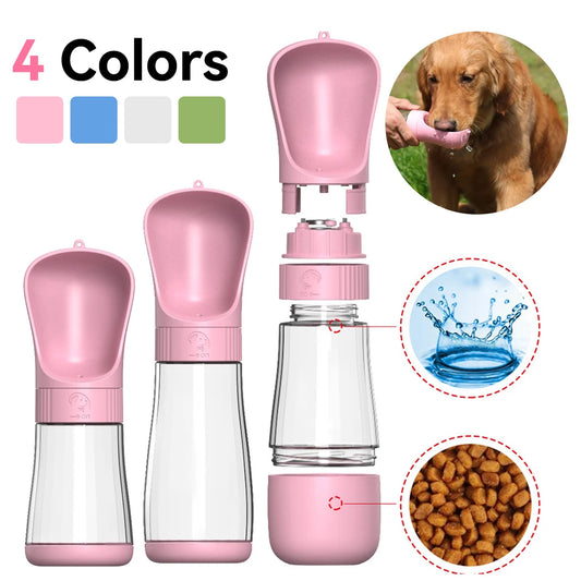 Portable Dog Water Bottle for Small Big Dogs Bowl Outdoor Drinker Water Puppy Pet Travel Water Bottle Wailing Bowl Dog Supplies
