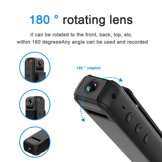 1080P High-Definition Night Vision Mini Wifi Hotspot Camera Mini Sports Camera Mini Outdoor Camera Law Enforcement Recorder